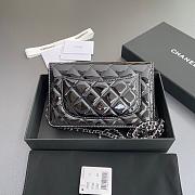 Chanel Woc Patent Black Size 20x13x3.5cm - 5