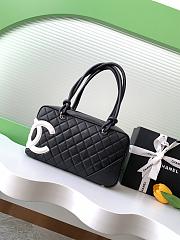 Chanel Black Quilted Leather Cambon 27x10x15cm - 1