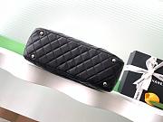 Chanel Black Quilted Leather Cambon 27x10x15cm - 3