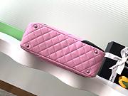Chanel Pink Quilted Leather Cambon 27x10x15cm - 5