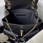Chanel Black Duma Backpack Size 21x20x12cm - 2