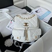 Chanel White Duma Backpack Size 21x20x12cm - 1