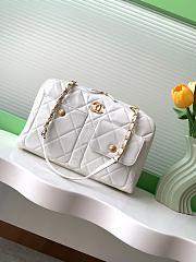 Chanel Bolsa De Mano Dama White 33x21x15cm - 3