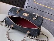 Chanel Bowling Bag Calfskin YP69 11x18x11cm - 5