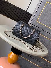 Chanel Bowling Bag Calfskin YP69 11x18x11cm - 2