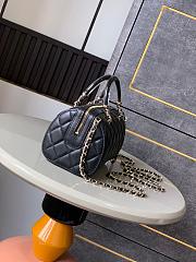 Chanel Bowling Bag Calfskin YP72 11x18x11cm - 3