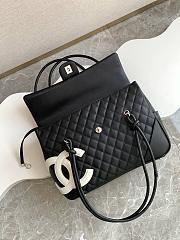 Chanel Cambon Flap Tote Quilted AS6339 Size 24x33x11cm - 4
