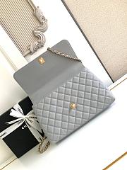 Chanel Coco Handle Top Flap Grey Bag 29CM - 6