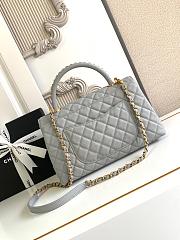 Chanel Coco Handle Top Flap Grey Bag 29CM - 5