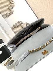 Chanel Coco Handle Top Flap Grey Bag 29CM - 4