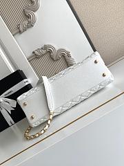 Chanel Coco Handle Top Flap White Bag 29CM - 4