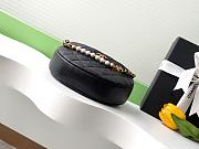Chanel Half Moon Pearl Black Size 16x16x5cm - 5