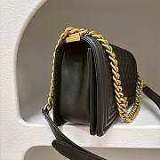 Chanel Handbag Large Boy Gold-Tone Metal 25CM - 2