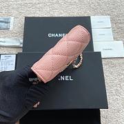 Chanel Phone Holder Lamb Pink Glitter 10x16.5x2cm - 2