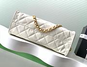 Chanel Pocket Hobo White 26x31x13cm - 6