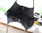 Chanel Shopping Bag Black Calfskin 31x47x11cm - 2
