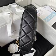 Chanel Should Bag Black AS4220 Size 24x17x6cm - 5