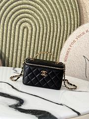 Chanel Vanity Case Bag Black Size 16x9.5x8cm - 1