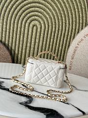 Chanel Vanity Case Bag White Size 16x9.5x8cm - 3