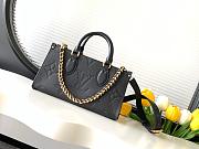 LV Giant Monogram Black LVB0049 Size 25x13x10cm - 1