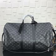 LV  Keepall Bandoulière 50 Black 41414 Size 50x23x29cm - 1