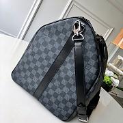 LV Keepall Bandoulière 50 Black LV 41428 Size 50x23x29cm - 4