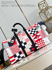 LV Keepall Bandoulière 50 M11674 Size 50x23x29cm - 6