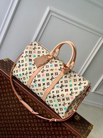 LV Keepall Bandoulière 50 Beige M24901 Size 50x23x29cm