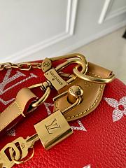 LV Speedy P9 Bandoulière50 Red M46961 Size 50x23x29cm - 5