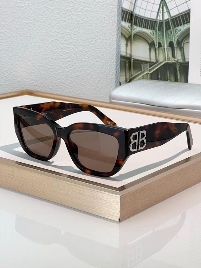 Balenciaga Sunglasses Brown Silver BB 0361 - 1