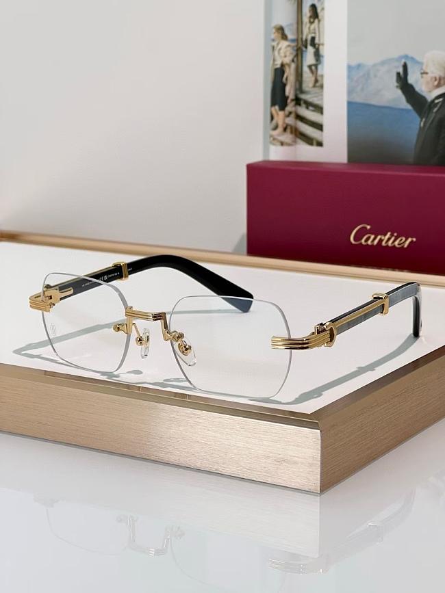 Cartier Sunglasses Black Gold CT 0377 - 1
