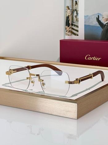 Cartier Sunglasses Red Gold CT 0377