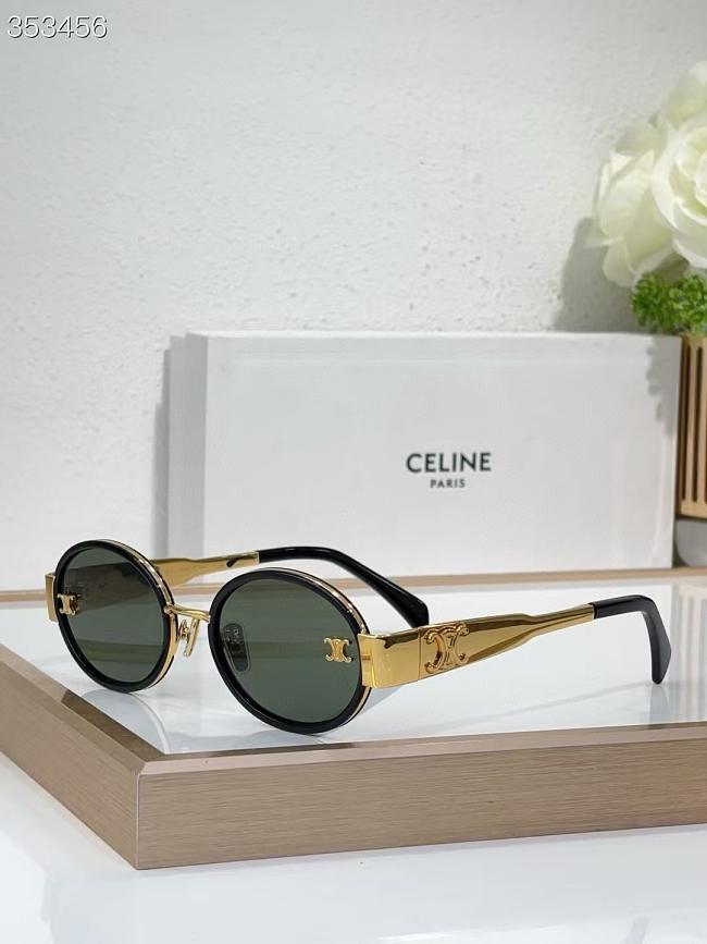 Celine Sunglasses Gold Black CL1478 - 1