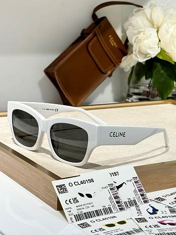 Celine Sunglasses White CL40197
