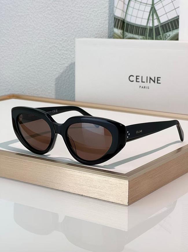 Celine Sunglasses Brown Black CL40286 - 1