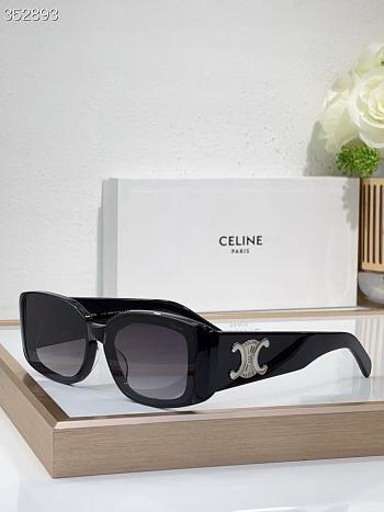 Celine Sunglasses Silver Blue CL42129