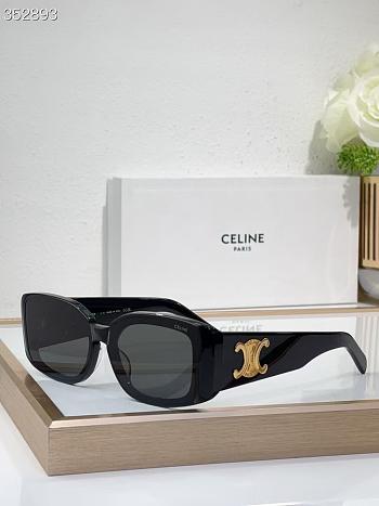 Celine Sunglasses Black Gold CL42129