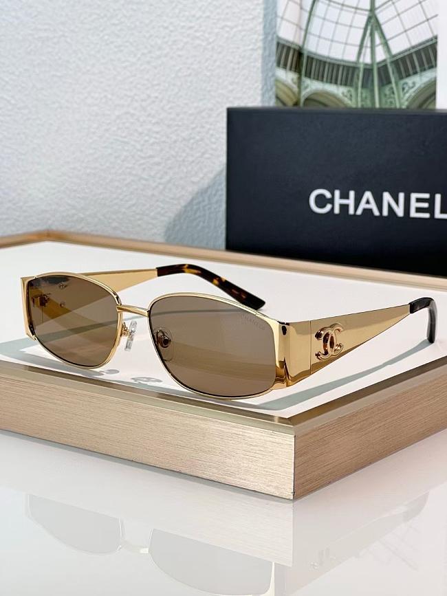 Chanel Sunglasses Gold 08846 - 1