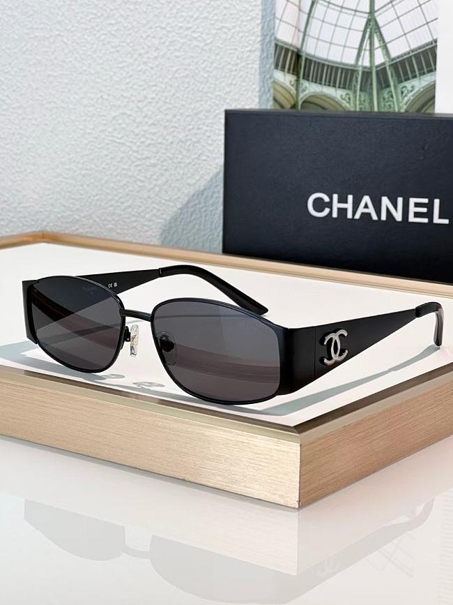 Chanel Sunglasses Black 08846 - 1