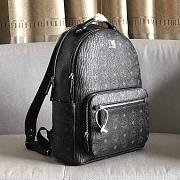 MCM Stark Backpack Visetos Monogram Black 31x41x13cm - 6