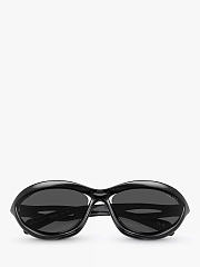 Prada 0PR A23 Women's Wrap Sunglasses Black - 4