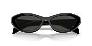 Prada Oval Black Dark Grey PR26ZS Black - 4