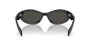 Prada Oval Black Dark Grey PR26ZS Black - 6