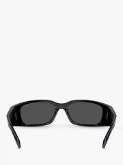 Prada PR A14S Wrap Sunglasses BlackGrey - 2