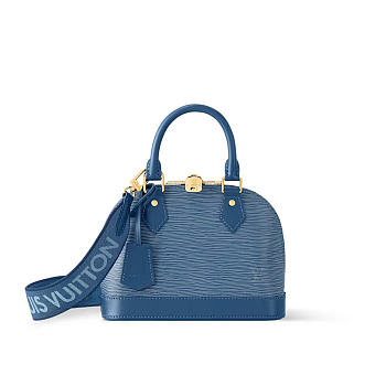 LV Alma BB Denim Blue Bag Size 23x17x11CM