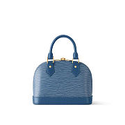 LV Alma BB Denim Blue Bag Size 23x17x11CM - 4