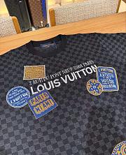 LV Damier Short-Sleeved Signature Crewneck - 4