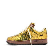 Louis Vuitton Nike Air Force 1 Low By Virgil Abloh Metallic Gold - 5