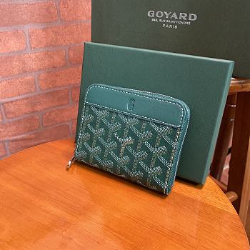 Goyard Matignon PM Wallet Green