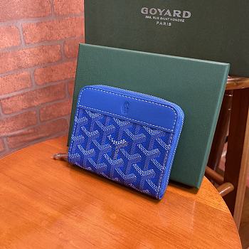Goyard Matignon PM Wallet Blue